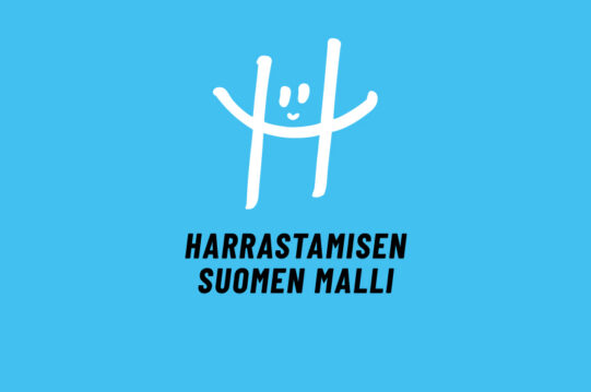 Harrastamisen Suomen malli logo